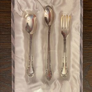 Stephan Baby Silver Plated Feeding Set